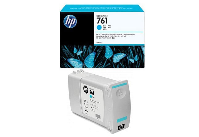 Картридж 761 для HP DJ T7100, 400ml (O)  cyan CM994A(Повреждённая упаковка)