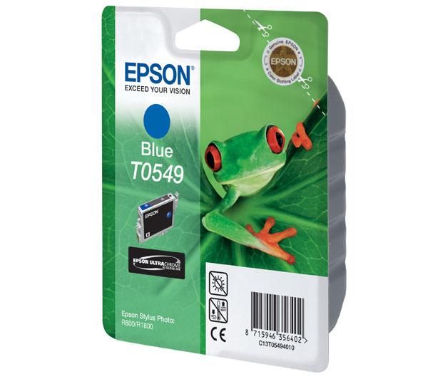 Картридж Epson Stylus Photo R800/1800 (O) C13T05494010,blue (Повреждённая упаковка)