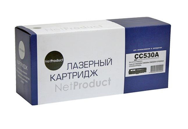 Картридж NetProduct (N-CC530A/CE410/CF380/718) для HPCLJ CP2025/CM2320/Canon LBP7200, Bk, 4K