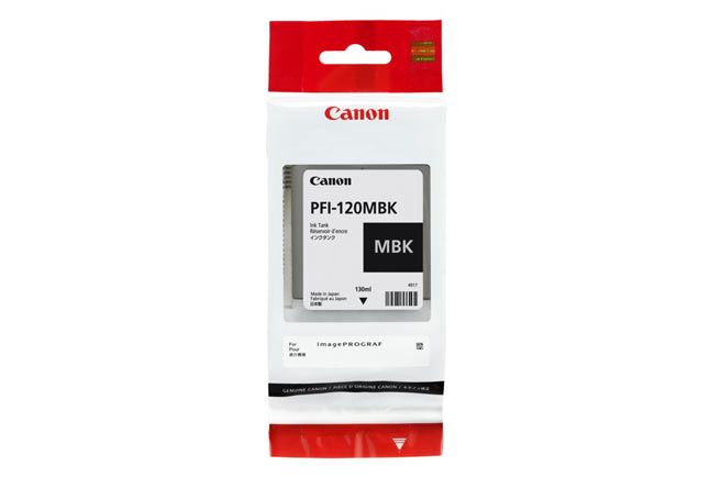 Картридж PFI-120MBK Canon TM-200/205/300/305, 130 мл  (О)matte black 2884C001