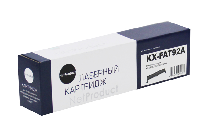 Тонер-картридж NetProduct (N-KX-FAT92A) для PanasonicKX-MB263/283/763/773/783, 2K