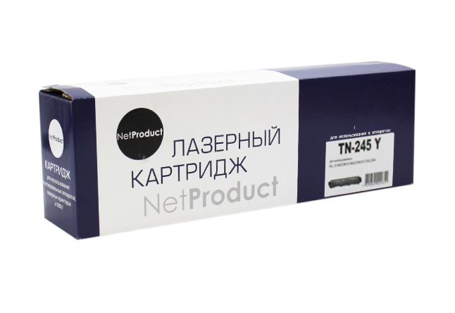 Тонер-картридж NetProduct (N-TN-245Y) для BrotherHL-3140CW/3150CDW/3170CDW, Y, 2,2K