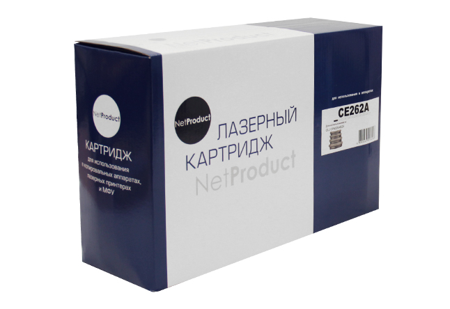 Картридж NetProduct (N-CE262A) для HP CLJ CP4025/4525,Восстановленный, Y, 11K