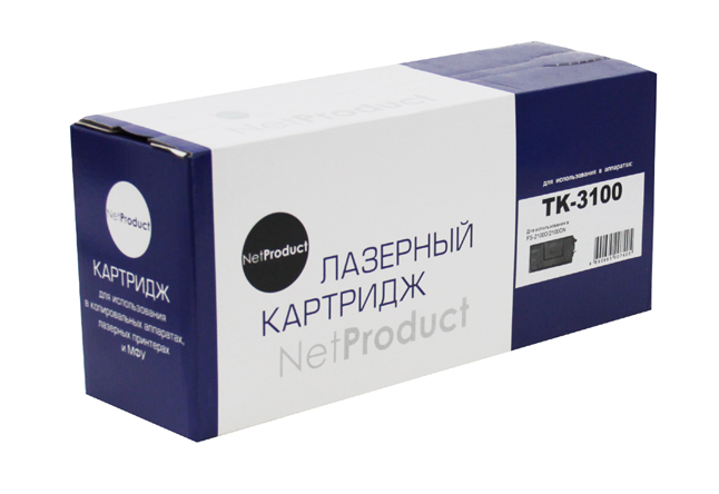 Тонер-картридж NetProduct (N-TK-3100) для KyoceraFS-2100D/DN/ECOSYS M3040dn, 12,5K