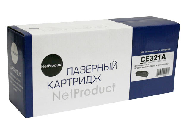 Картридж NetProduct (N-CE321A) для HP CLJ ProCP1525/CM1415, C, 1,3K