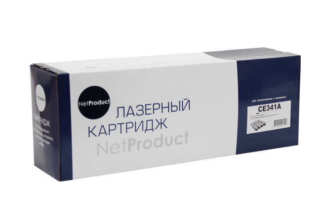 Картридж NetProduct (N-CE341A) для HP CLJ Enterprise MFPM775dn/775f/775z, № 651A, C, 16K