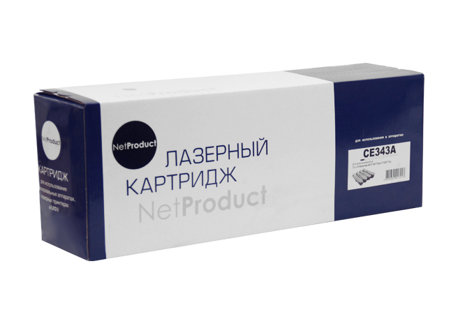 Картридж NetProduct (N-CE343A) для HP CLJ Enterprise MFPM775dn/775f/775z, № 651A, M, 16K