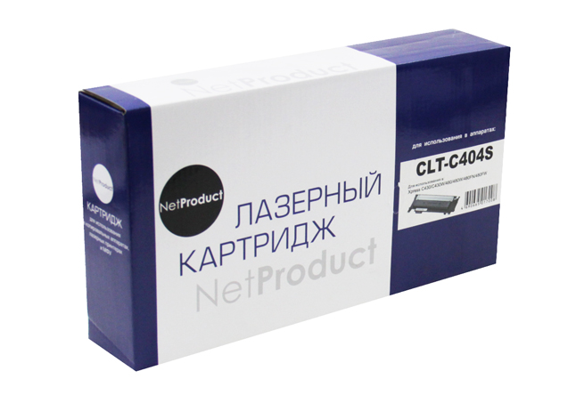 Тонер-картридж NetProduct (N-CLT-C404S) для SamsungXpress C430/C430W/480/W/FN, C, 1K