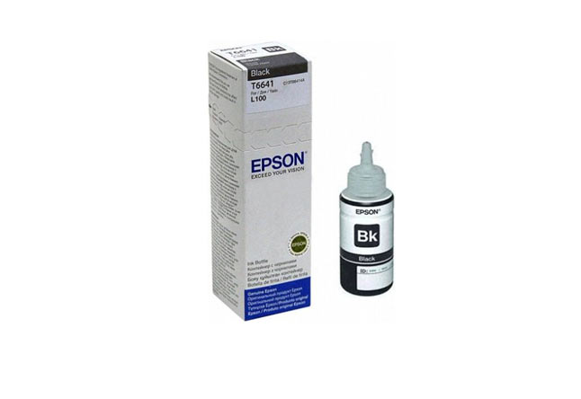 Чернила Epson L100/110/200/210/300/355/550/555 (O)C13T66414A/C13T664198, black, 70ml