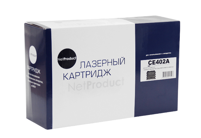 Картридж NetProduct (N-CE402A) для HP LJ Enterprise 500color M551n/M575dn, Y, 6K