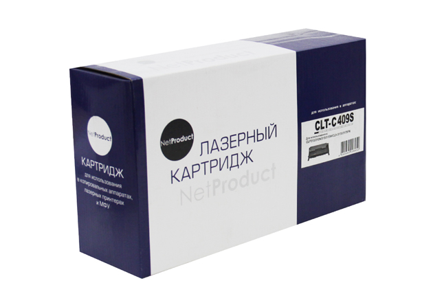 Тонер-картридж NetProduct (N-CLT-C409S) для SamsungCLP-310/315/CLX-3170fn/3175, C, 1K