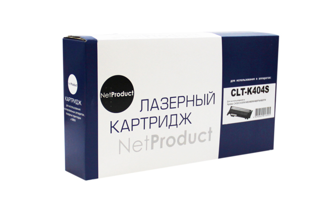 Тонер-картридж NetProduct (N-CLT-K404S) для SamsungXpress C430/C430W/480/W/FN, Bk, 1,5K