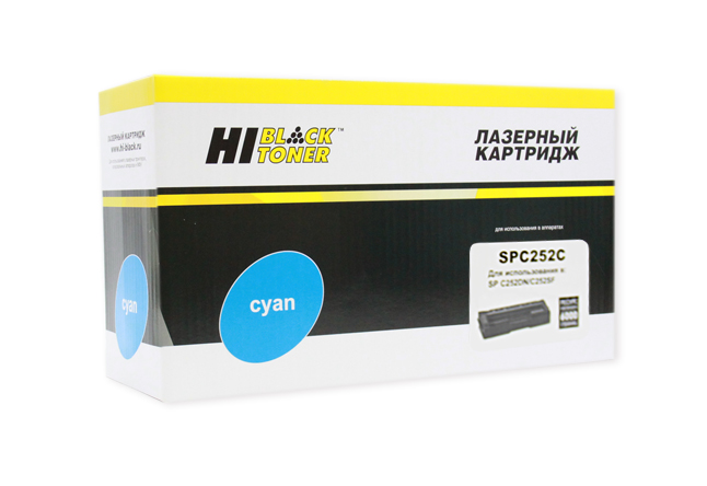 Картридж Hi-Black (HB-SPC252C) для Ricoh AficioSPC252DN/C252SF/SPC262DNw/SPC262SFNw, C, 6K