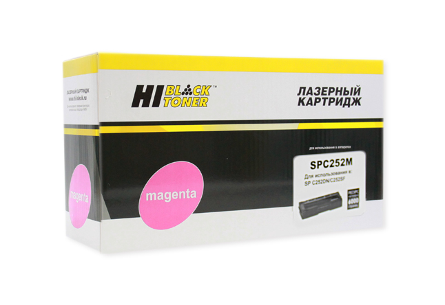 Картридж Hi-Black (HB-SPC252M) для Ricoh AficioSPC252DN/C252SF/SPC262DNw/SPC262SFNw, M, 6K