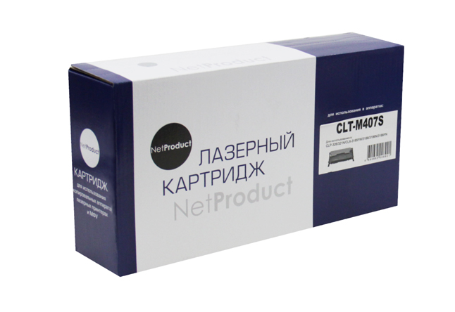 Тонер-картридж NetProduct (N-CLT-M407S) для SamsungCLP-320/320n/325/CLX-3185, M, 1K