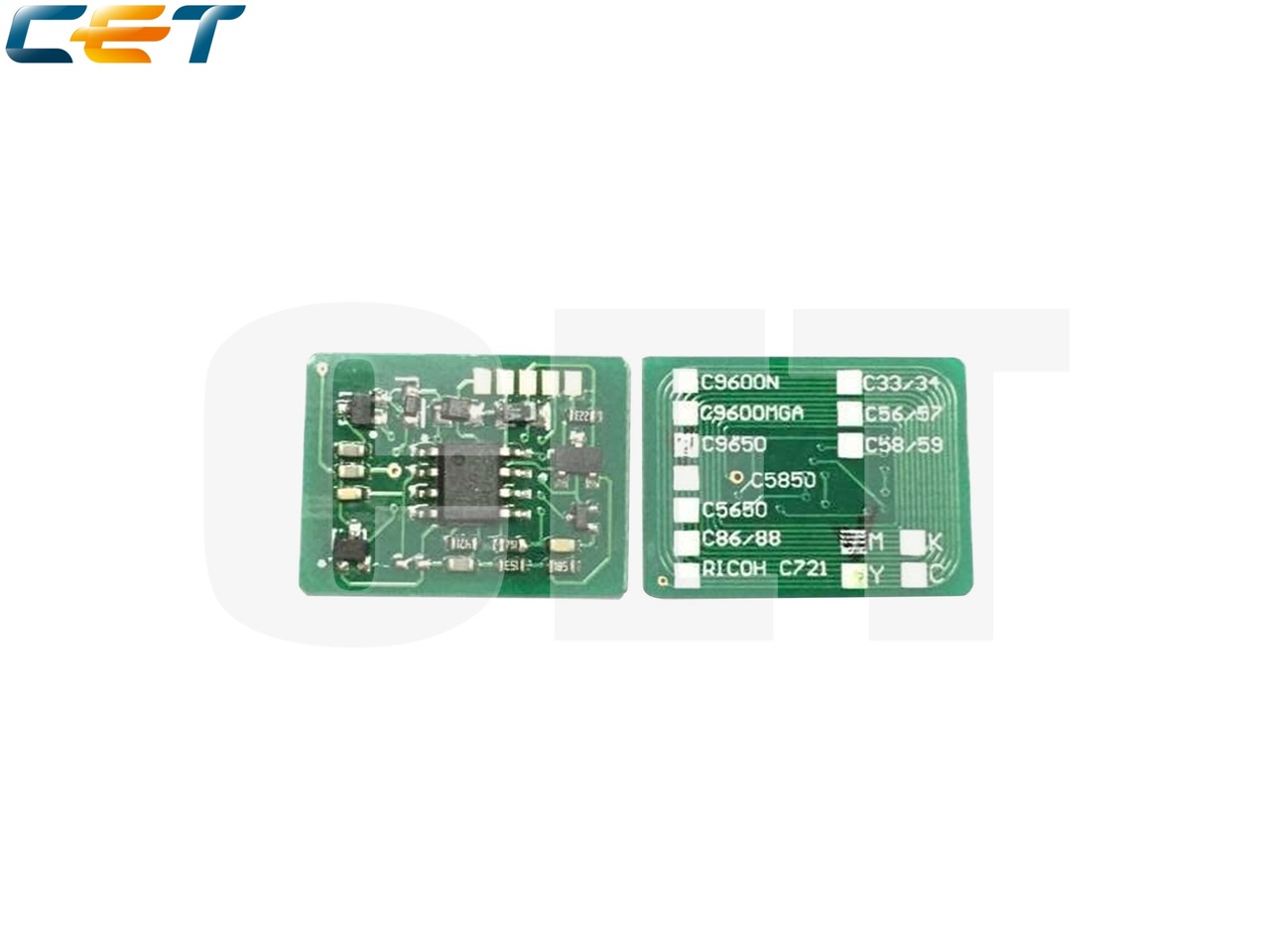 Чип картриджа 43865705, 43872306, 43872307, 43865708,43872305 для OKI C5650/C5750 (CET) CMYK, (AP/EUR),(унив.), 8K/2K, CET1160