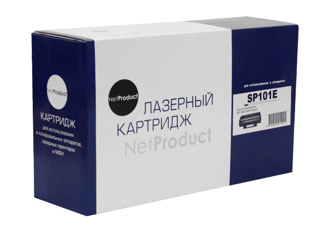 Картридж NetProduct (N-SP101E) для Ricoh Aficio SP100/100SF/100SU, 1,2K