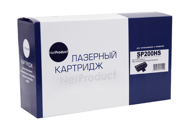 Картридж NetProduct (N-SP200HS) для Ricoh AficioSP200N/SP202SN/SP203SFN, 2,6K