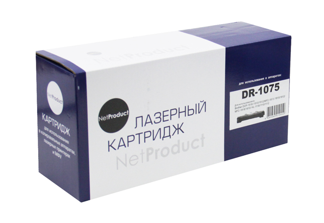 Драм-юнит NetProduct (N-DR-1075) для BrotherHL-1010R/1112R/DCP-1510R/1512R/MFC-1810R, 10K