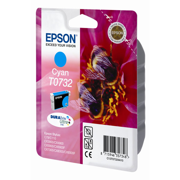 Картридж Epson C79/C110/T40W/TX200/400/TX600FW (O)T07324A10/C13T10524A10, C (Повр. упак.)