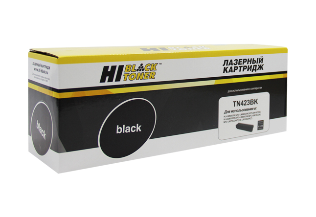 Тонер-картридж Hi-Black (HB-TN-423BK) для BrotherHL-L8260CDW/8360/MFC L8690CDW, Bk, 6,5K