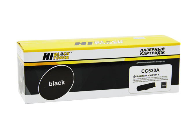 Картридж Hi-Black (HB-CC530A/CE410/CF380/718) для HP CLJCP2025/CM2320/Canon LBP7200, Bk, 4K