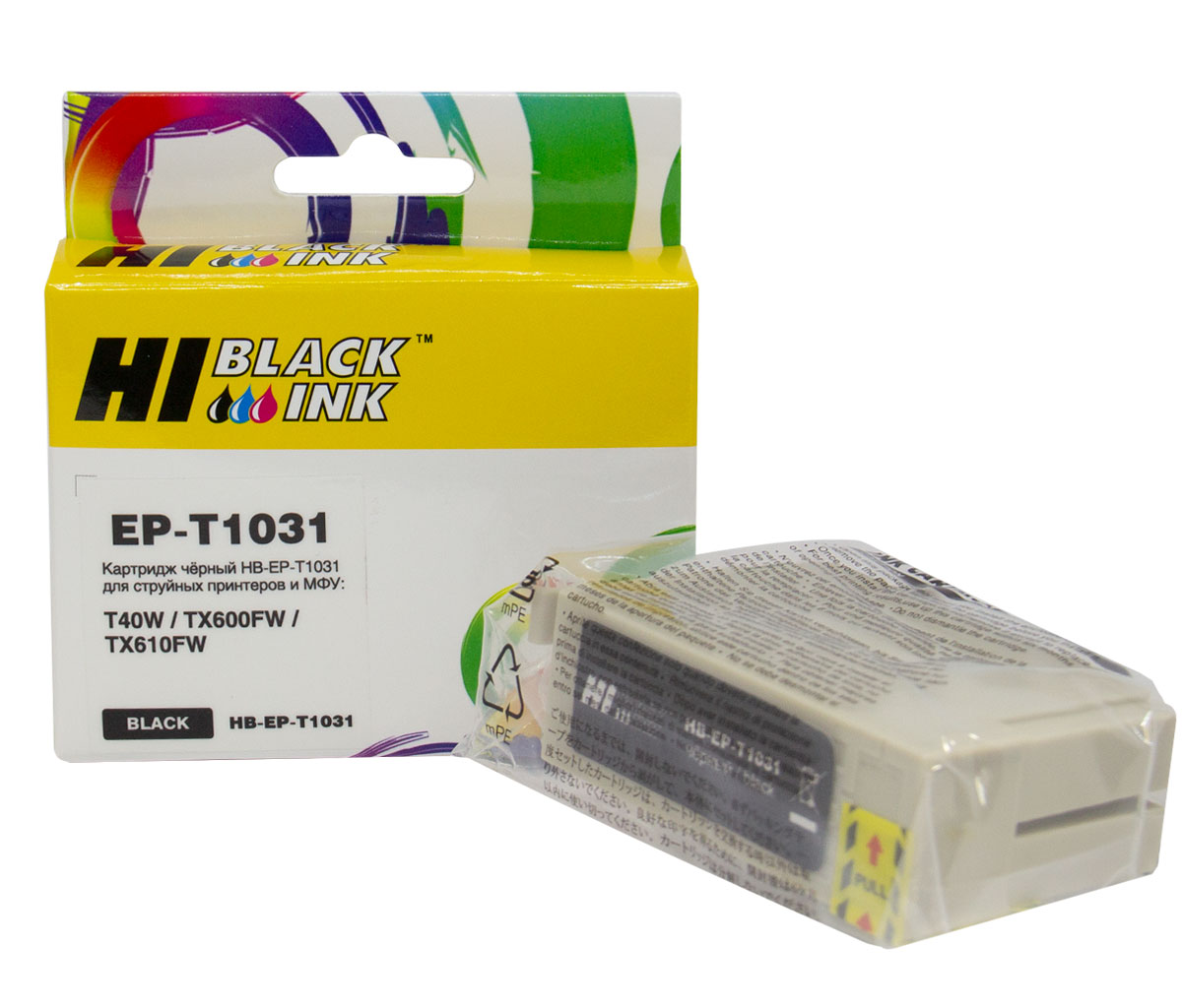 Картридж Hi-Black (EPT1031) для Epson Stylus OfficeT40/TX510/TX510fn/TX600, Black