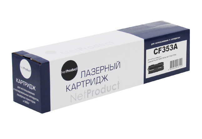 Тонер-картридж NetProduct (N-CF353A) для HP CLJ Pro MFPM176N/M177FW, M, 1K