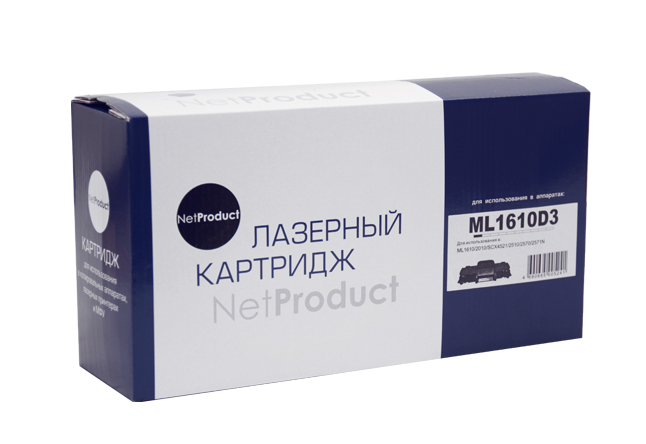 Картридж NetProduct (N-ML-1610D3) для SamsungML-1610/2010/2015/Xerox Ph 3117/3122, 3K