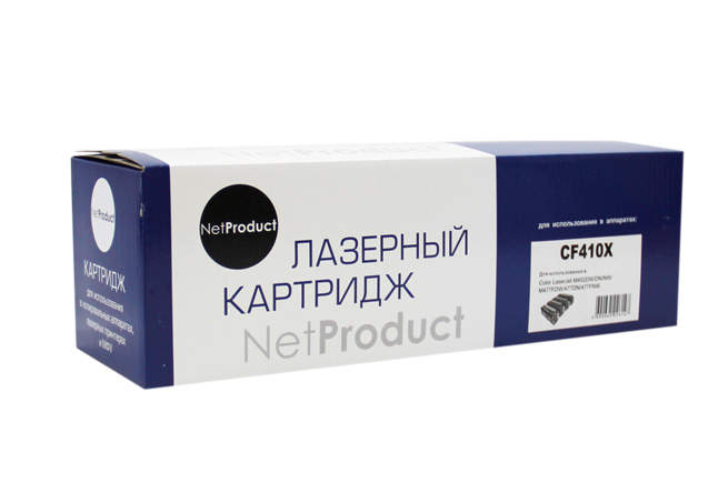 Картридж NetProduct (N-CF410X) для HP CLJM452DW/DN/NW/M477FDW/477DN/477FNW, Bk, 6,5K