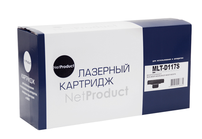 Картридж NetProduct (N-MLT-D117S) для SamsungSCX-4650/4650N/4655F/4655FN, 2,5K