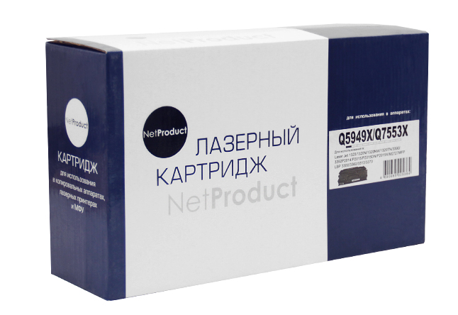 Картридж NetProduct (N-Q5949X/Q7553X) для HP LJP2015/1320/3390/3392, Универсальный, 7K