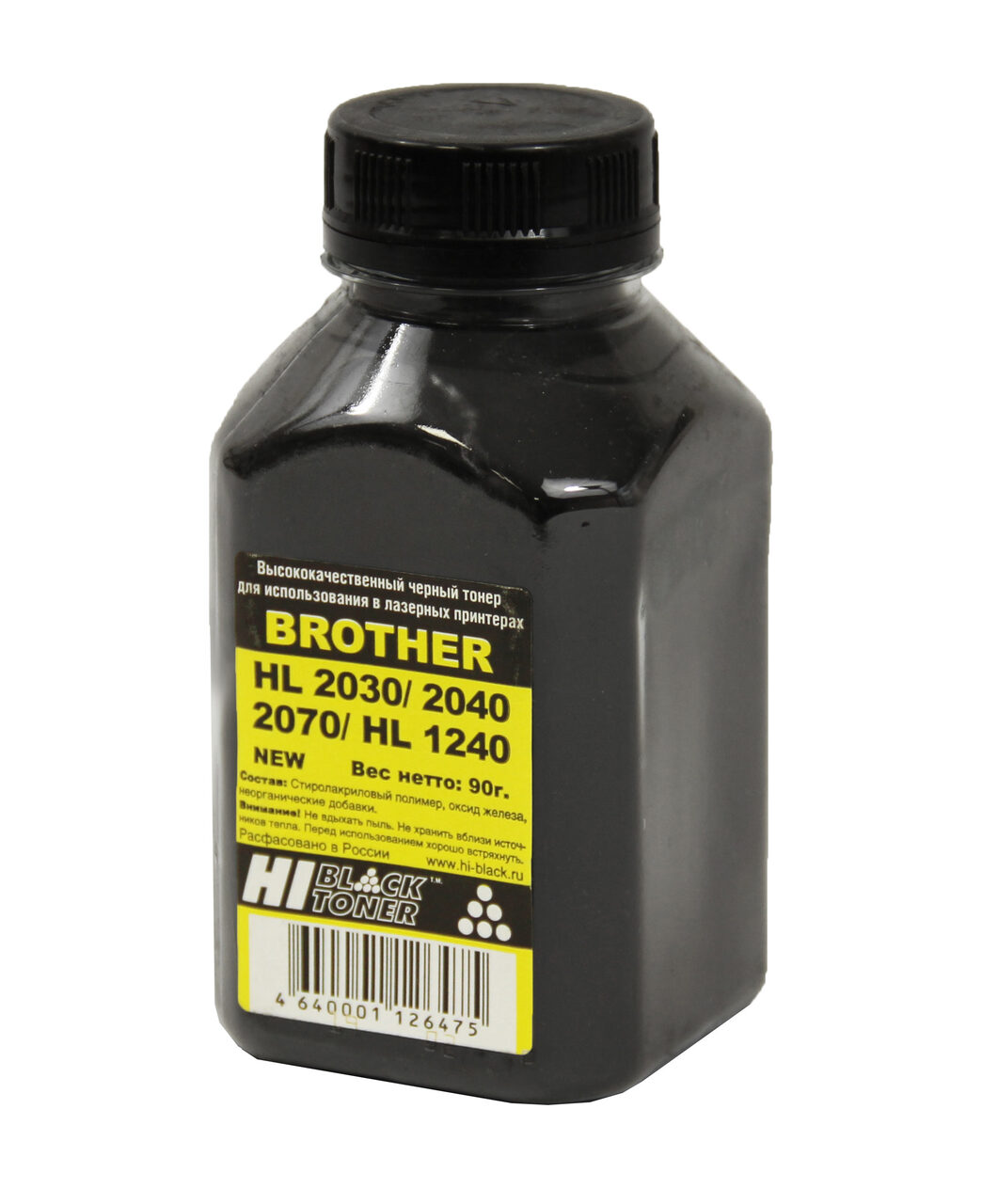 Тонер Hi-Black для Brother HL-2030/2040/2070/1240, Bk, 90 г,банка