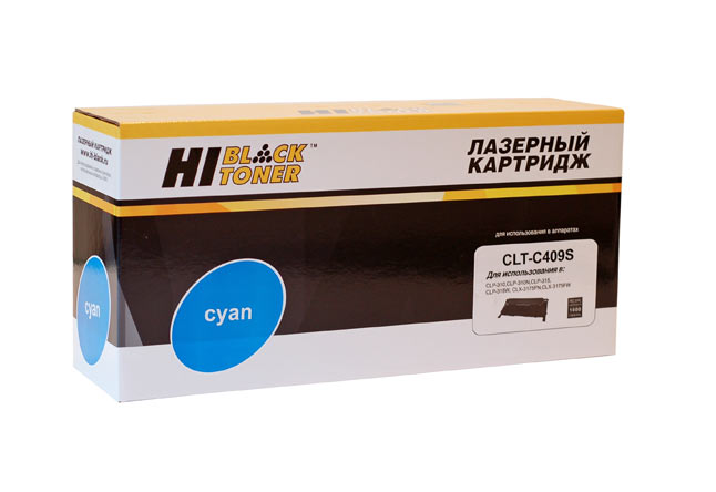 Тонер-картридж Hi-Black (HB-CLT-C409S) для SamsungCLP-310/315/CLX-3170fn/3175, C, 1K